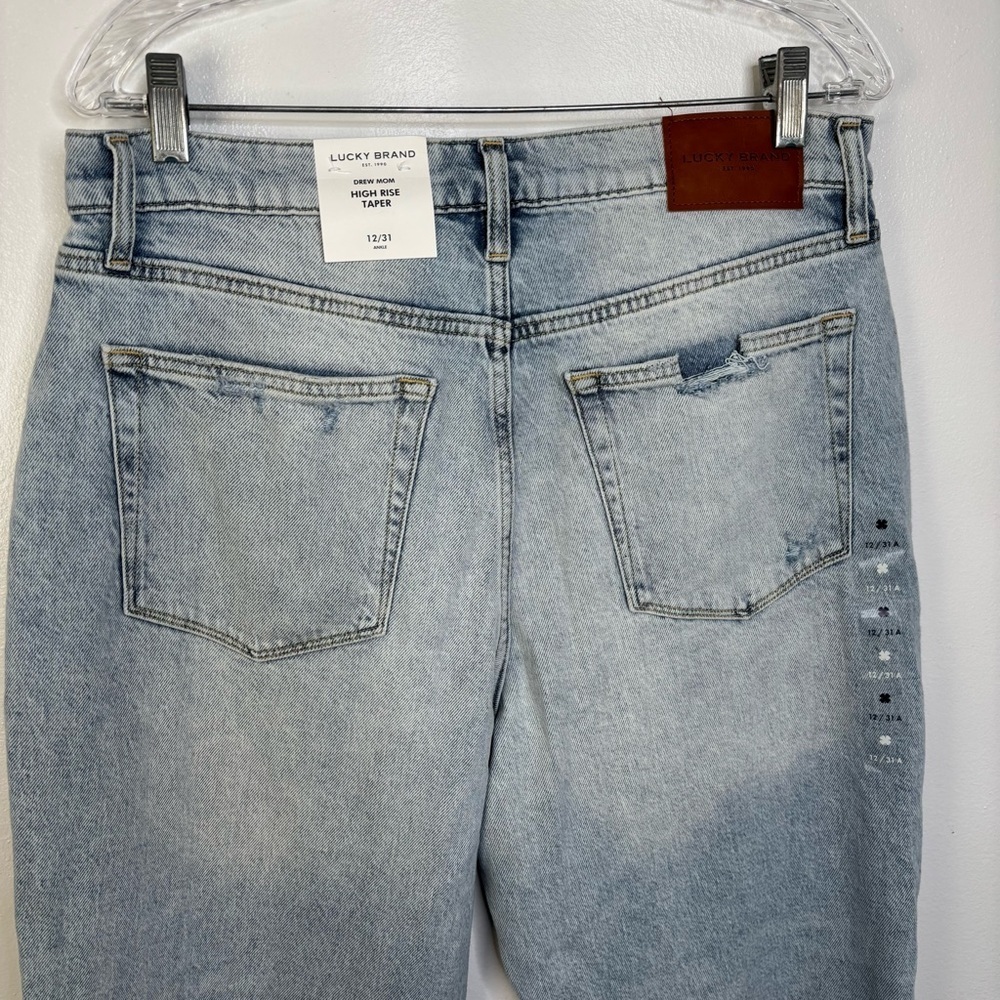 NWT Lucky Brand Jeans Womens 12/31 Ankle Drew Mom High Rise Taper‎ - Picture 6 of 11